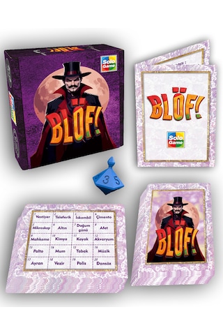 Blöf Kutu Oyunu, Strateji Kartları, Kelime Bulmaca Ve Blöf Yapma