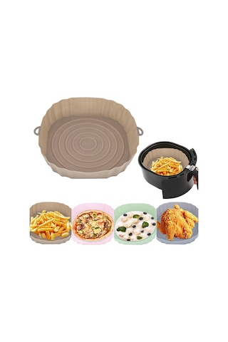 Tenfowee "7.8 İnç Hava Fritöz Silikon Astarı - Fırın, Mikrodalga Ve Buharlı Pişirme İçin Yeniden Kullanılabilir Gıda Sınıfı" Diğer
