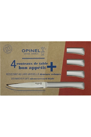Opinel Bon Appetit 4 Parça Paslanmaz Sofra Bıçağı Çok Renkli