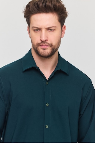 Oversize Rahat Kesim Erkek Gömlek Nefti