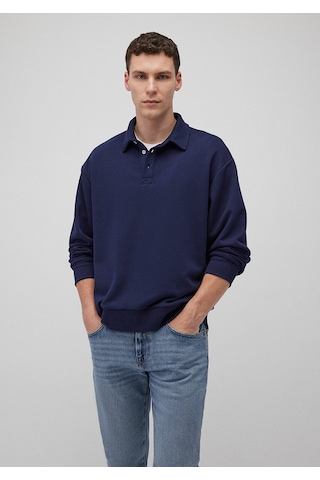 Mavi - Lacivert Polo Sweatshirt 0611689-84371 Lacivert