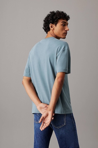 Calvin Klein Erkek Tişört-k10k112487 Mavi