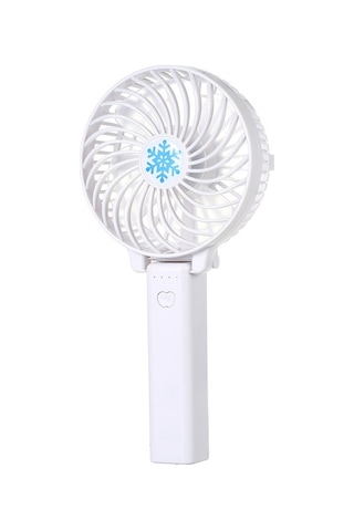 Fortunelane Katlanabilir Elden Usb Fan - 3 Hızlı Mini Masaüstü/el Fani, Seyahat Ve Ofis İçin Beyaz