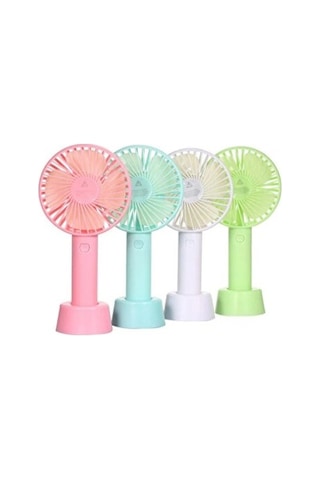 Mucit Home Şarjlı Mini Katlanabilir Masaüstü El Vantilatörü Soğutucu Fan
