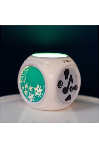 Bblüv Kübe Müzikli Gece Lambası Ve Projektör Beyaz