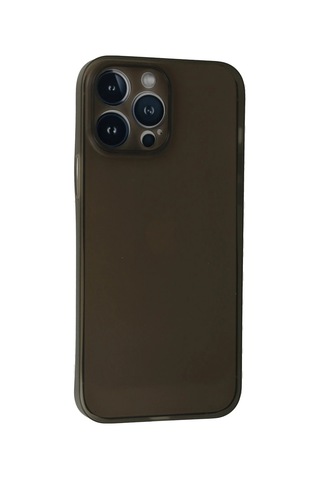 Newface Apple iPhone Uyumlu 13 Pro Kılıf Pp Ultra İnce Kapak Glblseme - 4 - Gri