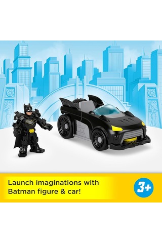 Fisher-price Imaginext Dc Super Friends Metal Force Batmobile Oyu