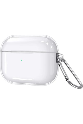 Airpods Pro 3 2025 Uyumlu Mat Silikon Kılıf 1 Kalite +kanca Şeffaf