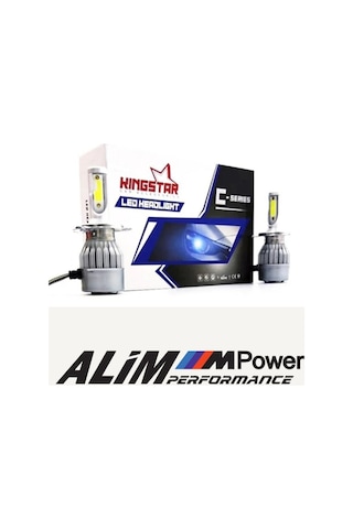 Kingstar Led Xenon Far Ampulü H7 Beyaz Işık, Yüksek Set