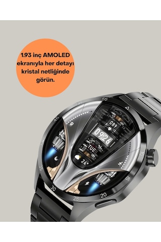 Şık Metal Kasa Ve Değiştirilebilir Kordonlarla Sw80 Smartwatch