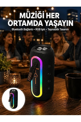 Mey Najmaddin Bluetooth Hoparlör Usb Şarjlı Uzun Pil Ömrü Android Ve İos Uyumlu Renkli Yeni Nesil Najmaddin
