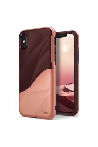 Ringke Wave iPhone X İle Uyumlu Kılıf Rose Blush