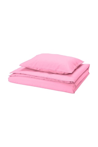 Tek Kişilik Nevresim Seti, Açık Pembe, 150x200/50x60 Cm 160 x 215
