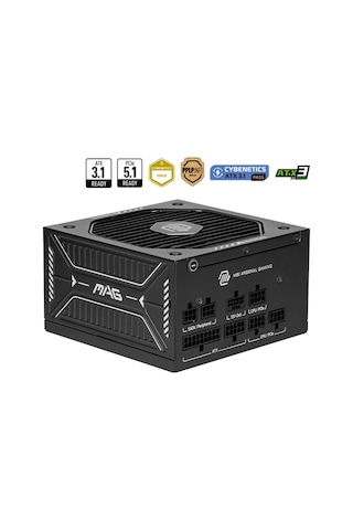Msı Mag A750gls Pcıe5 750w 80+ Gold Full Modüler Power Supply Akak92msı0032