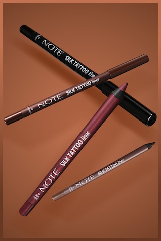 Note Cosmetics Silk Tattoo Liner Suya Dayanıklı İpeksi Jel Göz Kalemi - 02 Espresso - Kahverengi (Işıltılı)