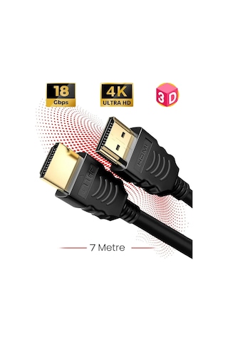Ttaf Hdmi 2.0 4k Ultra Hd 60 Hz Ses Ve Görüntü Aktarım Kablosu 7 Metre