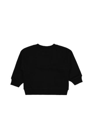 Civil Girls Düz 2-5 Yaş Sweatshirt Siyah