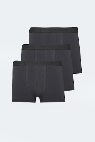 Slazenger Jadax 3 Lü Set Erkek Koyu Gri Boxer Koyu Gri