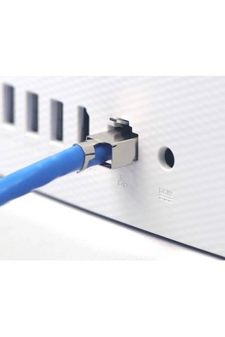 Molix Mx-507 Cat7 Rj45 Konnektör - Metal Zırhlı Stp/ftp 10gbps Yüksek Hızlı Network Jack 100'lük Paket