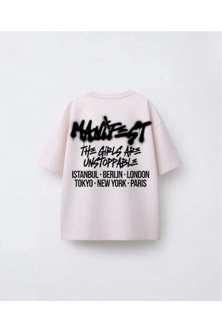 Sea Bubbles Manifest Kız Çocuk Tişört St10338 Pembe