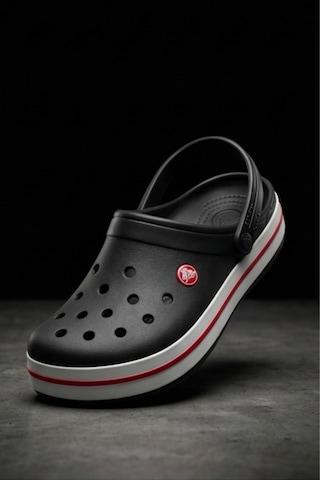 Iconic Shadow Unisex Clog Serisi - Siyah Renk Grafik Baskılı, Anatomik İç Tabanlı Ve Hareketli T...