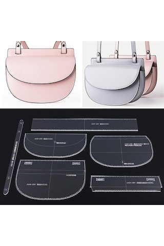 Suntek Deri Cüzdan Çanta Için Şeffaf Akrilik Şablon Desen