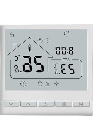 Fastbuy Akıllı Wifi Termostat - 5+2 Programlanabilir Su Isıtıcı Kontrol Cihazı 3a Beyaz