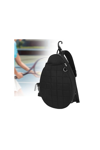 Suntek Erkekler Kadınlar İçin Tenis Çantası Siyah