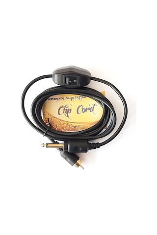 Rca Pen Makine Kablosu Anahtarlı - Siyah Clipcord