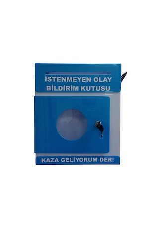 Mavi İstenmeyen Olay Bildirim Kutusu
