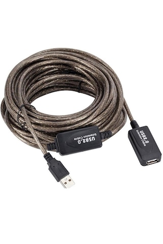 Aktif Usb Dişi Erkek Uzatıcı Uzatma Ek Kablosu 15 Metre