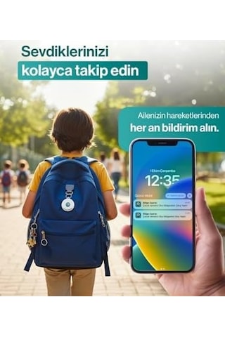 Gözcü Mobil Ios Android Uyumlu Airtag 10/30 Ay Batarya Ömrü Anlık Geçmişe Dönük Konum Gps Araç Motor Çocuk Akıllı Takip Cihazı Mini