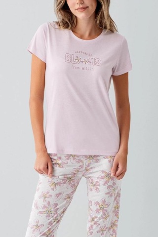 Arnetta 3622-b Bayan Battal Pijama Takım Toz Pembe