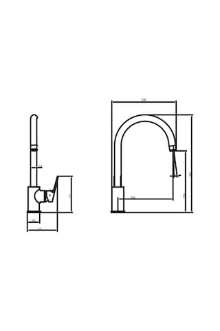 Creavit LN8500 Luna Mutfak Evye Bataryası Armatürü