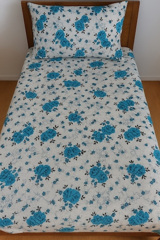 Algelsineve Leylak Rüyası Tek Kişilik Nevresim Takımı - Mavi Mavi