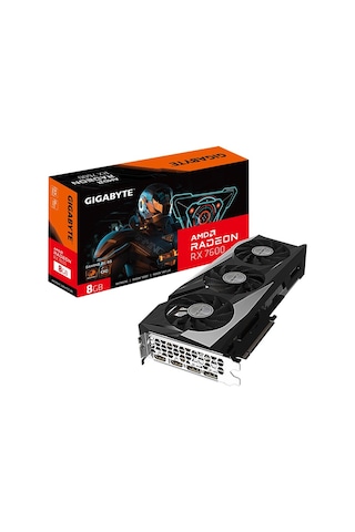 Gigabyte AMD Radeon RX 7600 Gaming OC GV-R76GAMING OC-8GD 8 GB GDDR6 128 Bit Ekran Kartı