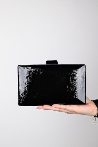 Luvishoes Destıny Siyah Rugan Kadın Abiye Çanta Siyah