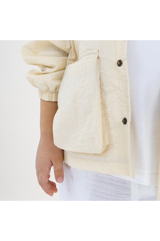 Erkek Çocuk Cepli Detaylı Yağmurluk 2411bk33001-4463 001