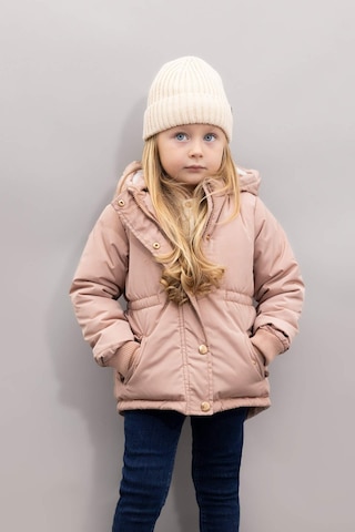 Defacto Kız Bebek Kapüşonlu Su Geçirmez Mont A2451A524AUBG321 Bej