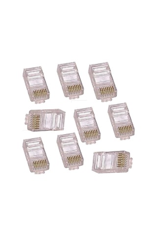 Speeduf 4220 Rj45 Jack Cat5e İnternet Kablo Konnektör Jak 100 Adet