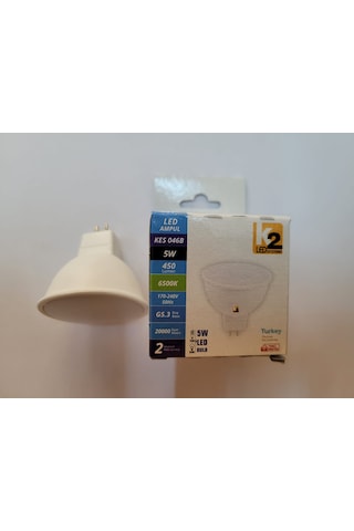 K2 Mr16 G4 İğne Duylu Led Spot Ampulü 10 Lu Paket Beyaz Işık