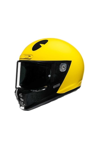 Hjc V10 Pac-Man Bandai Namco MC3 Kapalı Kask Sarı - Siyah