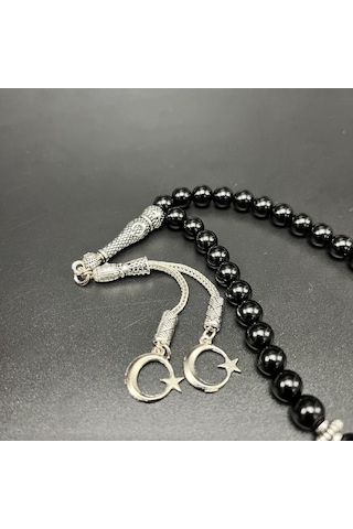 Yıldız Doğal Taş Oniks 8mm 33lük Doğal Taş Tesbih