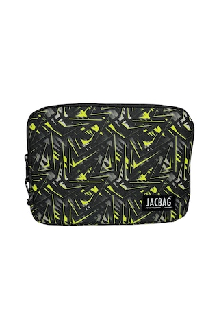 Jacbag Sarı Geometrik Unisex Çocuk Tablet Çantası/kılıfı Suya Dayanıklı Malzeme Tablet Kılıfı