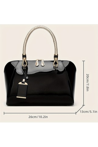 Didadodo Şık Kadınlar İçin Moda Fermuarlı Çanta Kırmızı