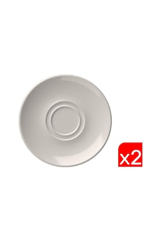 Tabak Evi Porselen Lona Fincan Tabağı 16cm Taban Çapı 4cm 2 Li Çok Renkli