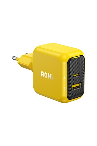 Aohi Magcube 67w 2 Portlu Şarj Adaptörü, 40.000 Mah 140w Pd3.1 Powerbank, 140w Led Ekranlı Naylon Ör