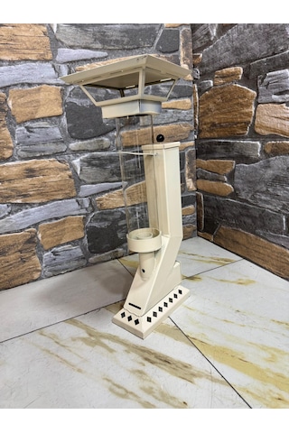 Alev Lambası Roket Tipi Pelet Soba - Beyaz Alev Lambası Roket Tipi Pelet Soba - Beyaz