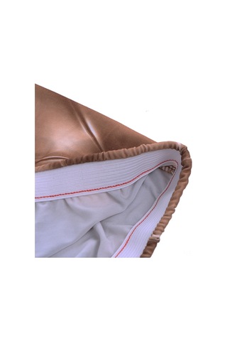 Skycity 2 Adet Şampanya Rengi 3d Deri Desenli Spandex Sandalye Örtüsü - Ev Otel Dekorasyonu, Esnek, Yıkama Uygun Şampanya