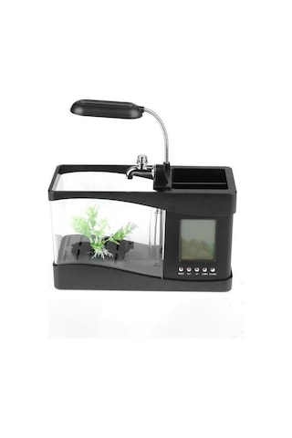 Dailytech Dekoratif Usb Masaüstü Mini Akvaryum Balık Tankı